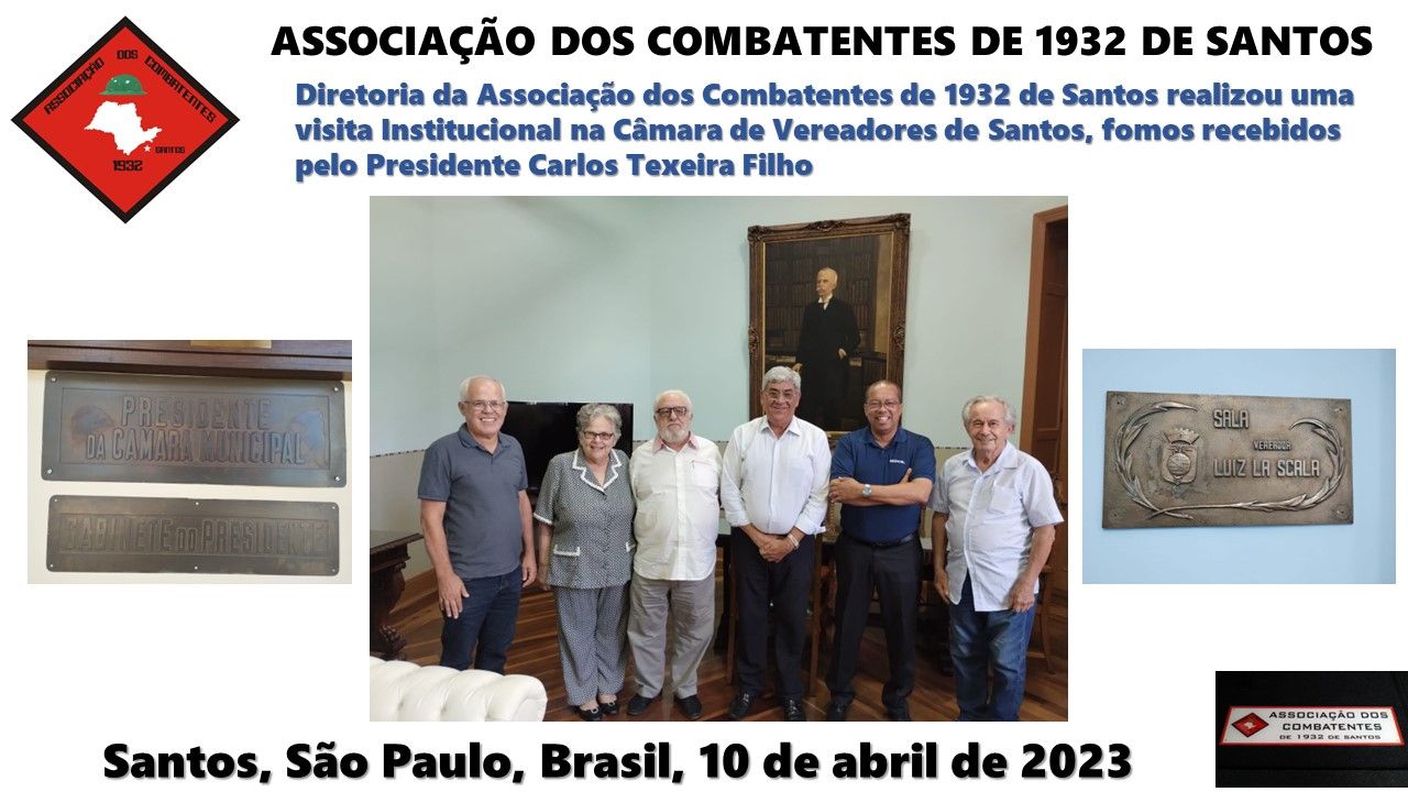 Visita Institucional na Câmara dos Vereadores de Santos